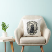 Coussin Forêt de champignons Fée Chat Drôle Chat Graphique (Chaise)