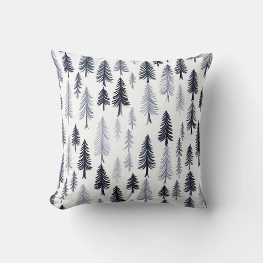 Coussin Forêt de pins scandinaves (Recto)