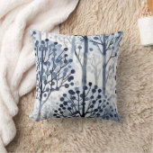 Coussin Forêt d'hiver stratifiée (Couverture)