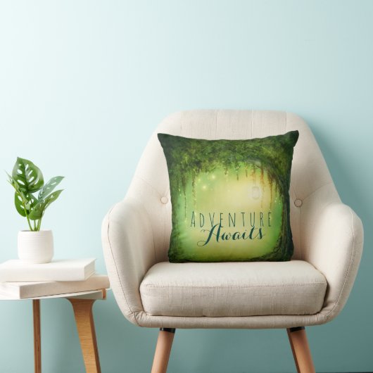 Coussin Forêt Dreamy Enchantée & Lumières Rustique Personn (Chaise)