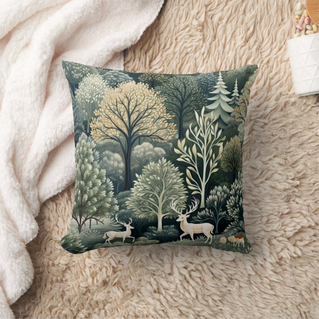 Coussin Forêt Enchantante : Noël Boho (Couverture)