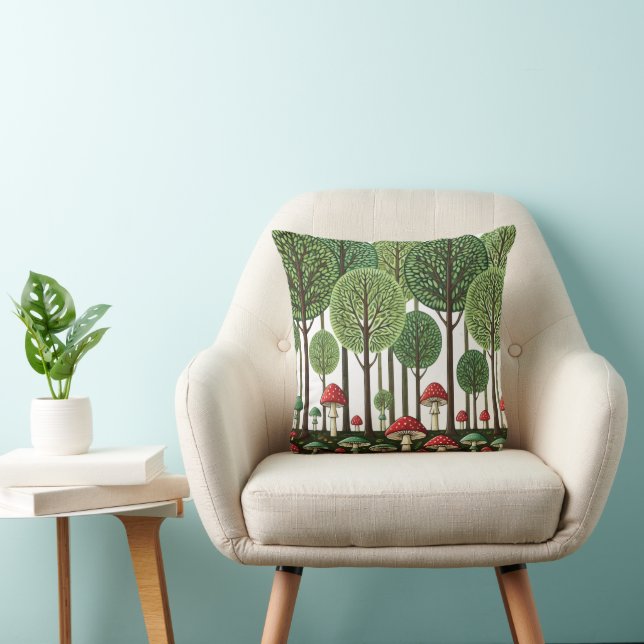 Coussin Forêt enchantée (Chaise)