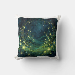 Coussin Forêt Enchantée Lueur Nuit Magique