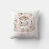 Coussin Forêt magique Fée à thème Floral Jardin Nourriture (Recto)