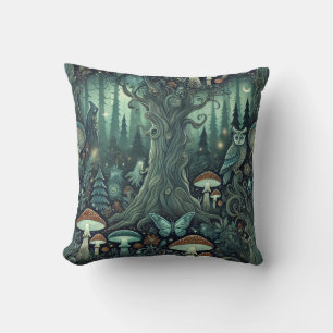 Coussin Forêt mystique