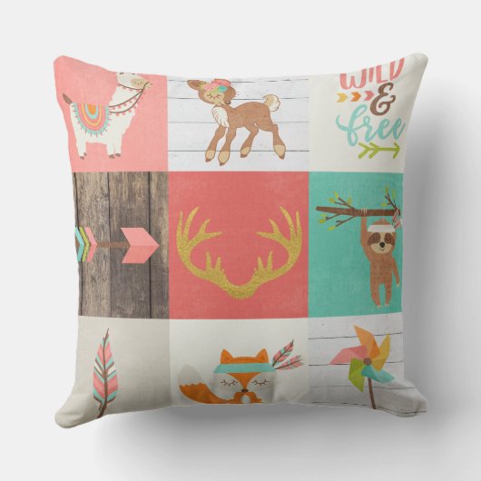 Coussin FORÊT - sauvage et libre (Verso)