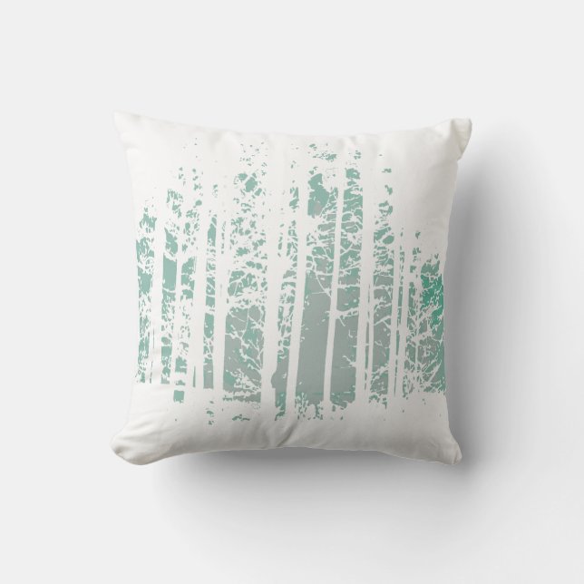Coussin Forêts de nuit et art de la nature (Recto)