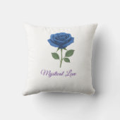 Coussin Forever & Always - Romantic Blue Rose cadeau Flora (Verso)