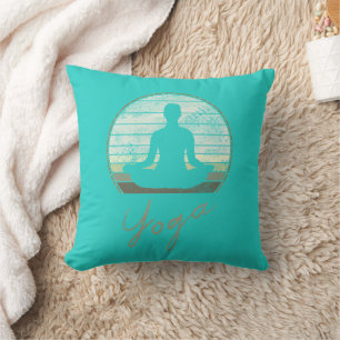Coussin Formation Yoga Conception Vintage Méditation Ou Pi