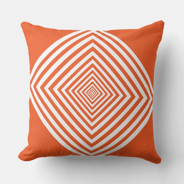 Coussin Forme de diamant orange (Recto)