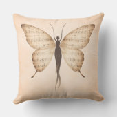 Coussin forme de papillon poétique (Verso)