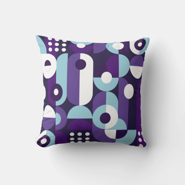 Coussin forme géométrique Abstraite abstrait, art, oeuvre  (Recto)