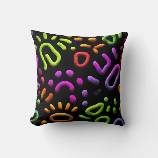 Coussin Formes Abstraites (Recto)