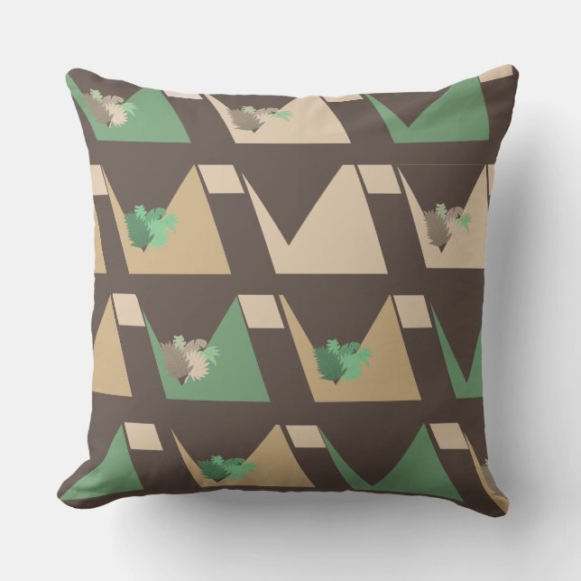 Coussin Formes & Arbustes (Recto)