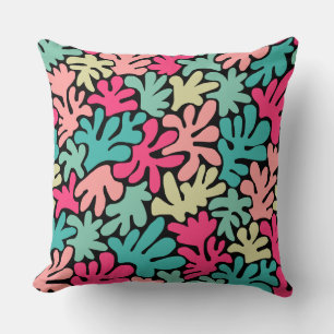 Coussin Formes biologiques Abstrait 240822 - Couleurs sur