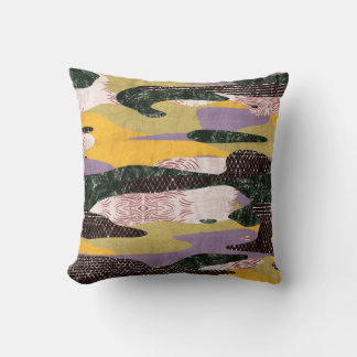 Coussin Formes Camo : Vivid Collage Montage.
