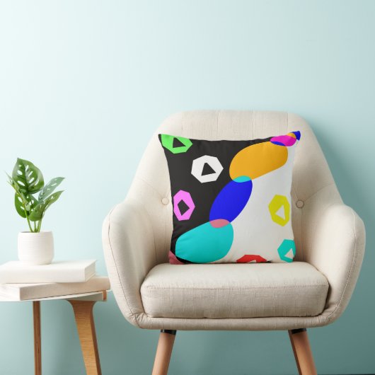 Coussin Formes colorées (Chaise)