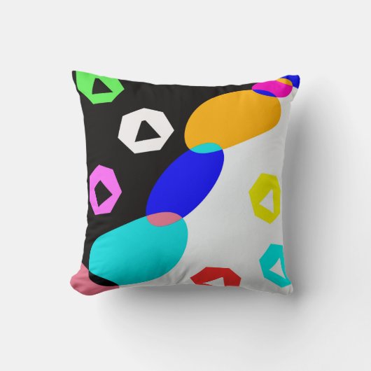 Coussin Formes colorées (Recto)