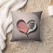 Coussin Formes de coeur et de déchirure 3D (Couverture)