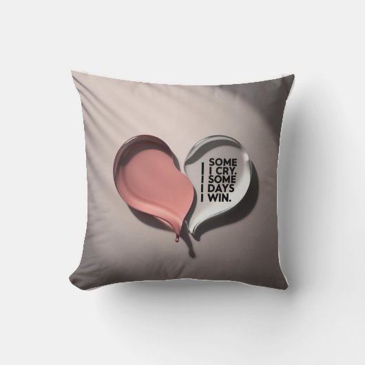 Coussin Formes de coeur et de déchirure 3D (Recto)