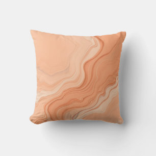 Coussin Formes de flux dans la plage souple Abstraite