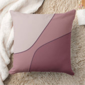 Coussin Formes de quart irrégulières roses et violettes   (Couverture)