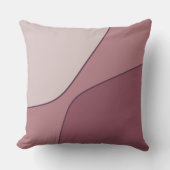 Coussin Formes de quart irrégulières roses et violettes   (Recto)