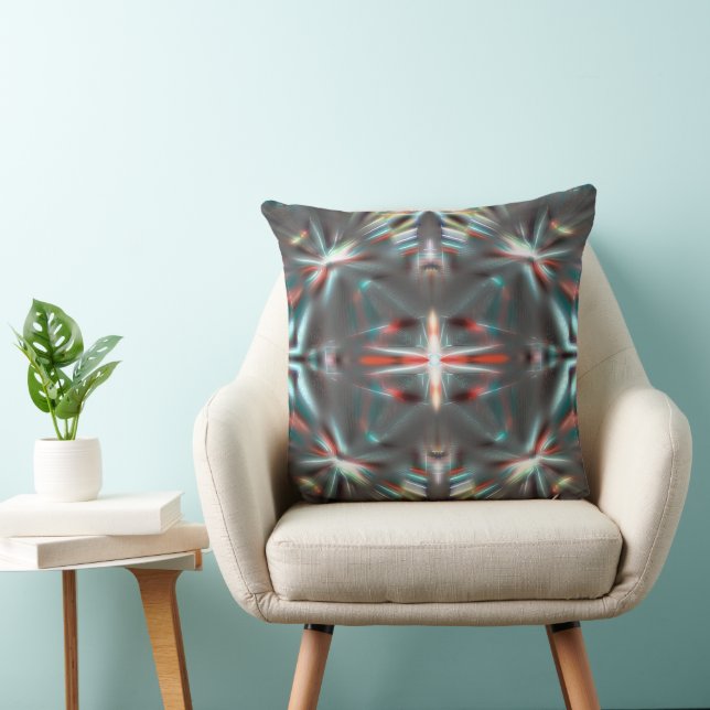 Coussin Formes d'éclairage de texture pointillée sous brou (Chaise)