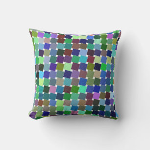 Coussin Formes géométriques abstraites en couleurs