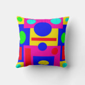 Coussin Formes géométriques colorées (Verso)