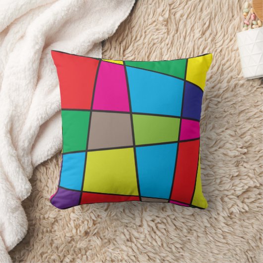 Coussin Formes géométriques colorées (Couverture)