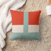 Coussin Formes géométriques Gris rouge Abstrait (Couverture)