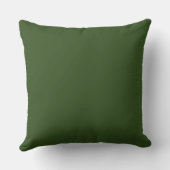 Coussin Forrest Green Ticking Stripe Cushion (Verso)