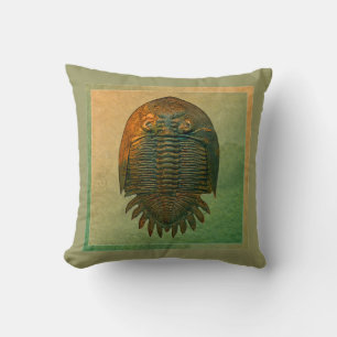 Coussin fossile "Paleo-chic" Trilobite de Neometacanthus