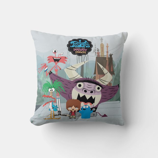 Coussin Foster's Home for Imaginary Friends | Bienvenue (Recto)