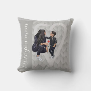 Coussin Fourre-tout "Félicitations pour la mère du garçon.