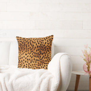 Coussin Fourrure animale Cheetah