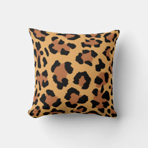 Coussin Fourrure de léopard Abstraite