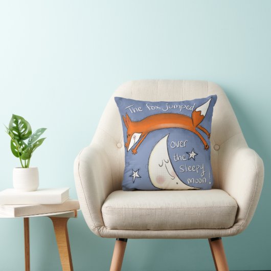 Coussin Fox a sauté au-dessus de la lune (Chaise)