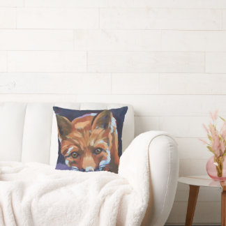 Coussin Fox Painting - GIft for Animal Lovers