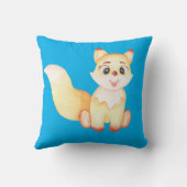 Coussin Fox personnaliser ABC : Lettre F - Ajouter votre n (Verso)