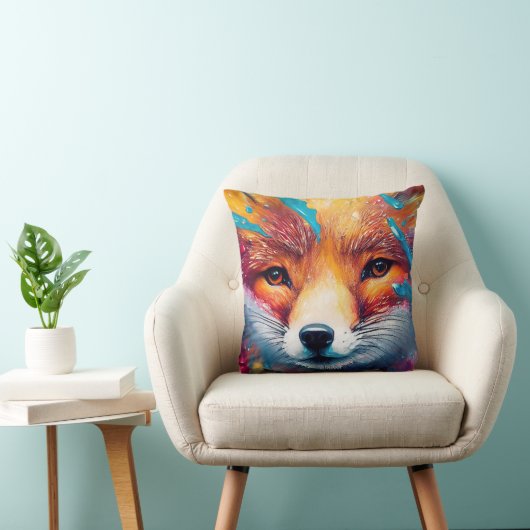 Coussin Fox Red fox Animal Discovery Adventure Nature (Chaise)