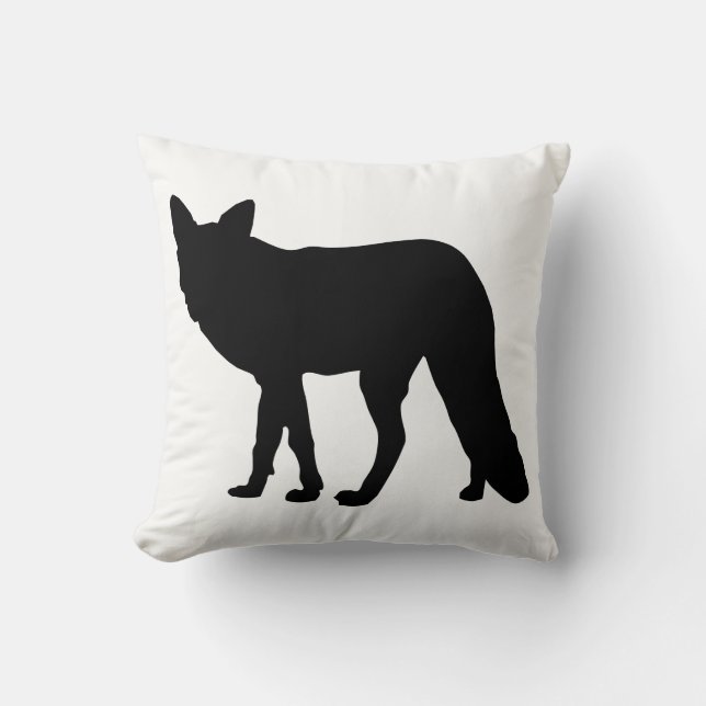 Coussin Fox Silhouette (Recto)