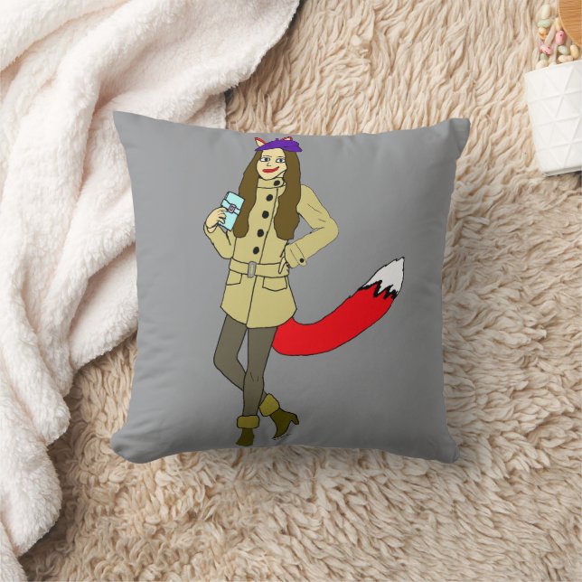 Coussin Foxgirl (Couverture)