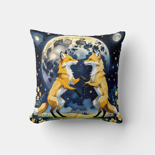 Coussin Foxtrot par Moonlight (Recto)