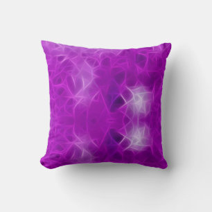 Coussin fractale violette lilas