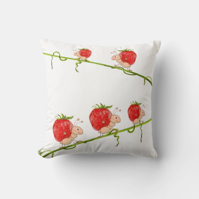 Coussin Fraise (Recto)