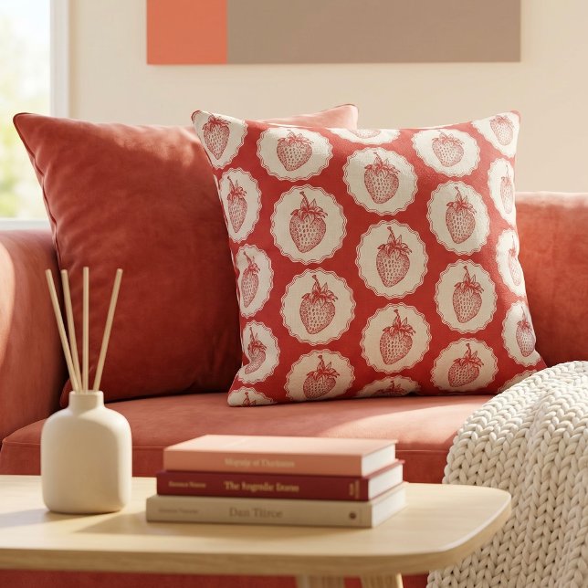 Coussin Fraise (Créateur téléchargé)