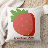Coussin Fraise Fraîcheur d'été (Couverture)