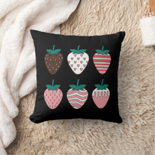 Coussin Fraise Fraises Amateur De Fruits Agriculteurs Jard